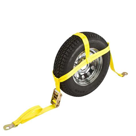 tow dolly wheel tie down straps